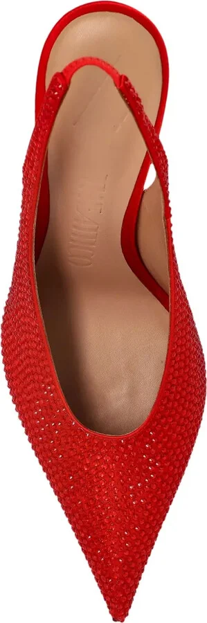 95mm Viper crystal-embellished slingback pumps - Image 4