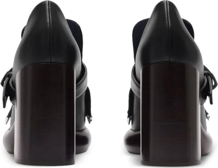 95mm Wedge Fringed Pumps - Image 3