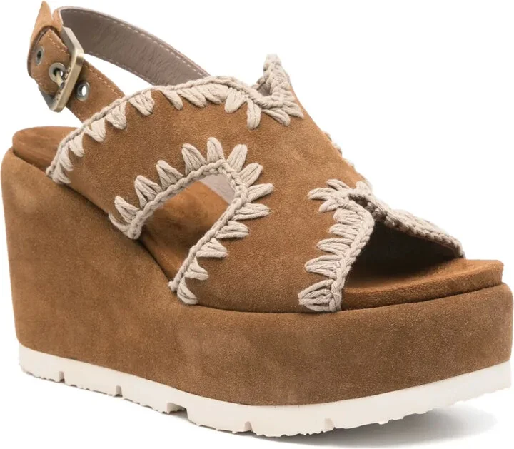 95mm Whipstitch-Detail Sandals - Image 2