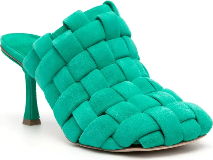 95mm Wilma suede mules - Image 2