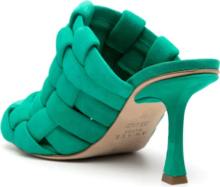95mm Wilma suede mules - Image 3