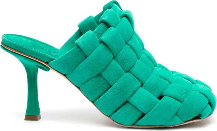 95mm Wilma suede mules