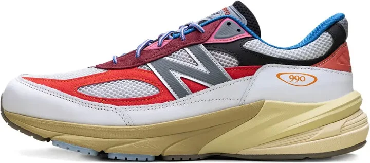 990 "Action Bronson- Hi/Pink/Royal Blue" sneakers - Image 4