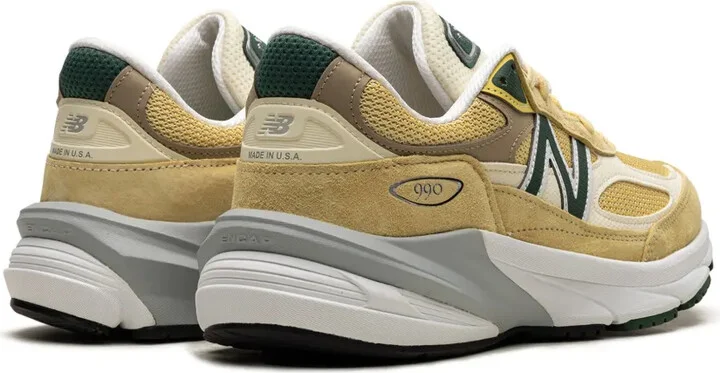 990 "Pale Yellow/Forest Green" sneakers - Image 3