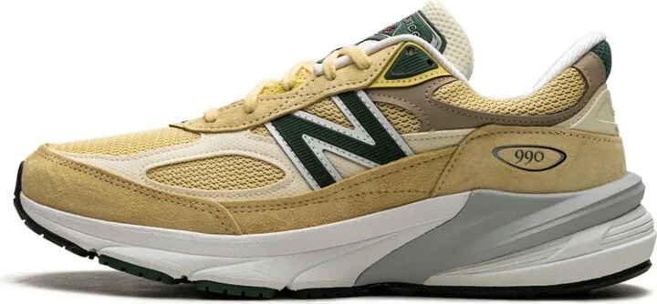 990 "Pale Yellow/Forest Green" sneakers - Image 5