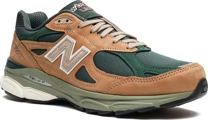 990 v3 Made in USA “Tan/Green” sneakers - Image 2