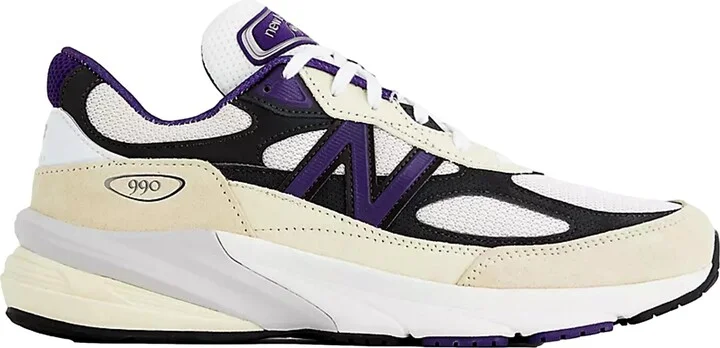 990 V6 White / Black Plum / Phantom U990WB6 Men's