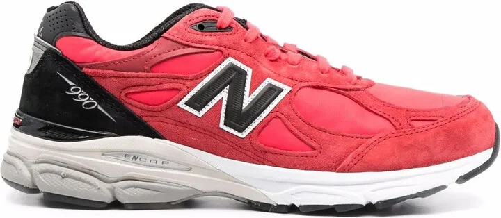 990v3 "Red/Black" sneakers