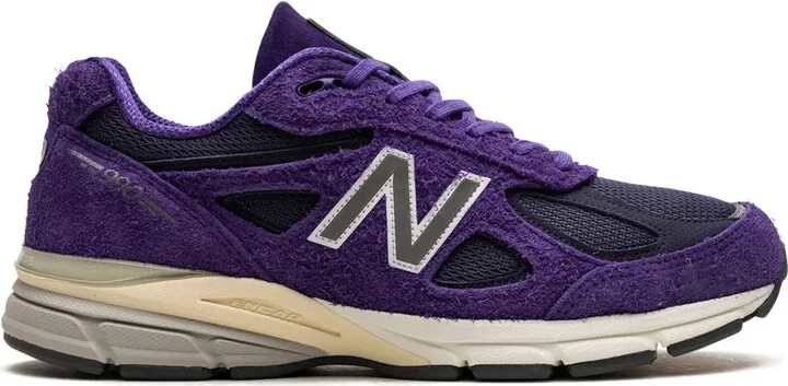 990v4 suede "Purple" sneakers