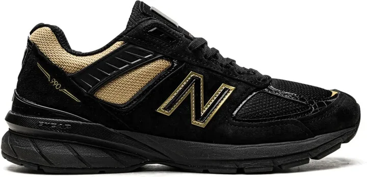 990V5 "Black/Gold" sneakers