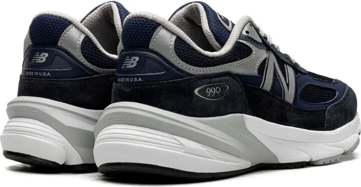 990v6 "Navy" leather sneakers - Image 3