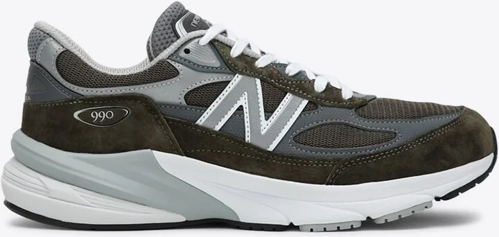 990V6 Suede Low-Top Sneakers