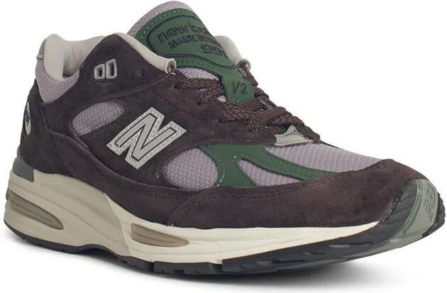 '991' Green Suede Blend Sneakers - Image 2