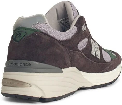 '991' Green Suede Blend Sneakers - Image 3