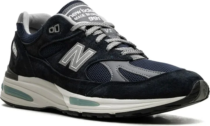 991v2 "Dark Navy" suede sneakers - Image 2