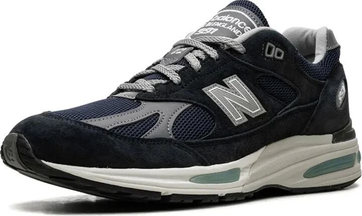 991v2 "Dark Navy" suede sneakers - Image 4