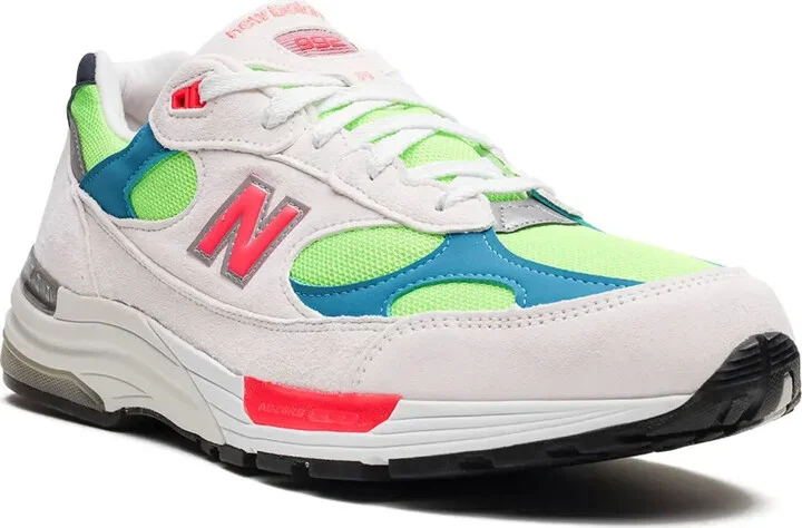 992 "White Neon Cyan" sneakers - Image 2