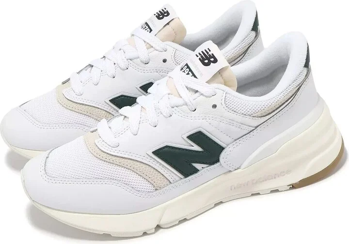 997R U997RGA Sneakers Men's White Green Lace Up Running Shoes TF794