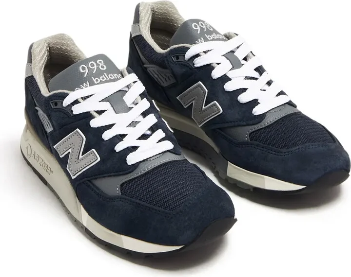 998 Logo-Appliqué Sneakers - Image 5