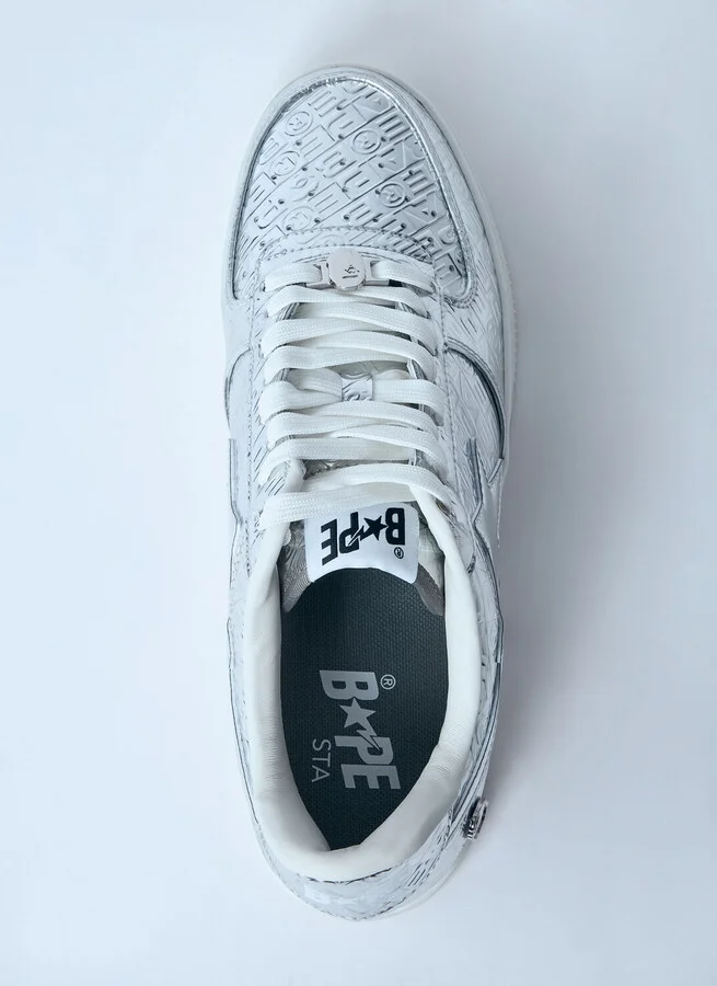 A BATHING APE® Bape Sta #5 Sneakers - Man Sneakers Silver Us - 12 - Image 5