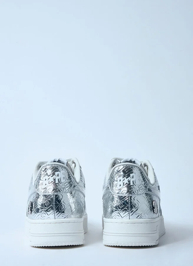 A BATHING APE® Bape Sta #5 Sneakers - Man Sneakers Silver Us - 12 - Image 6