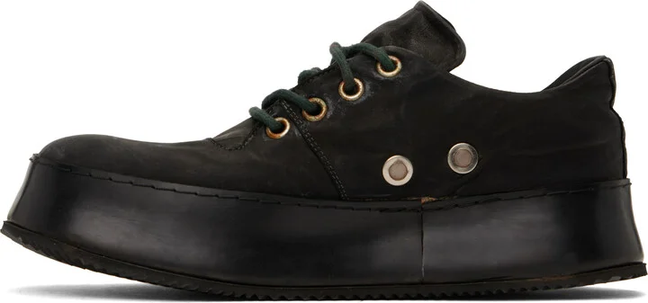 A DICIANNOVEVENTITRE Black Canua Low Sneakers - Image 3