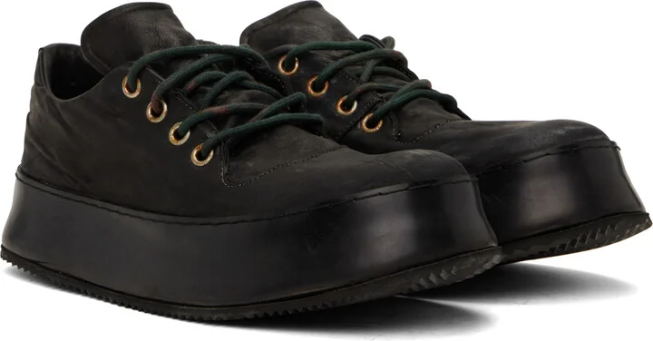 A DICIANNOVEVENTITRE Black Canua Low Sneakers - Image 4
