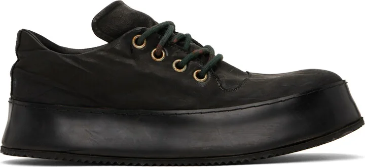 A DICIANNOVEVENTITRE Black Canua Low Sneakers