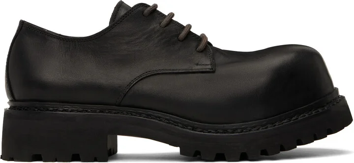 A DICIANNOVEVENTITRE Black Prisma Derbys