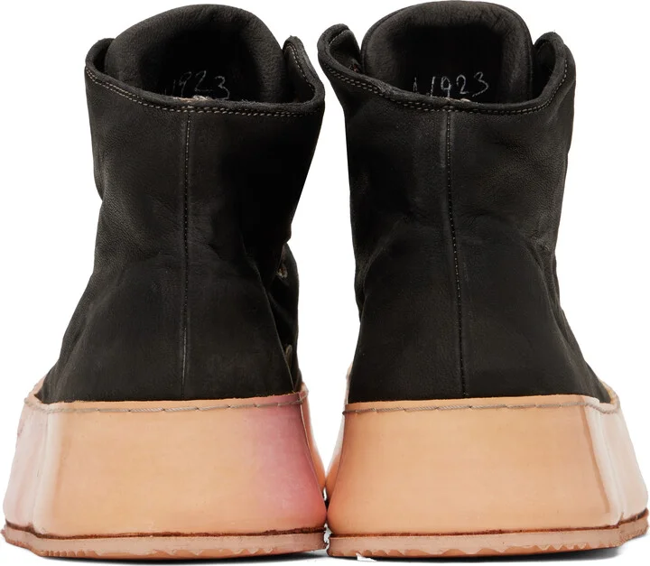 A DICIANNOVEVENTITRE SSENSE Exclusive Brown Canua Mid Sneakers - Image 2