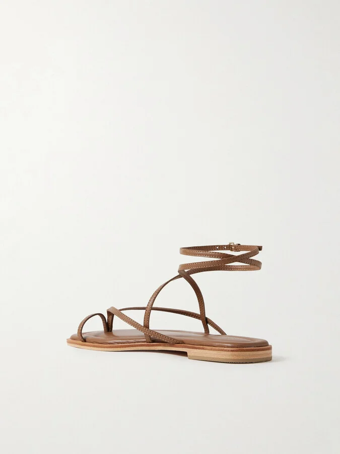 A Emery - Davis Leather Sandals - Brown - Image 3