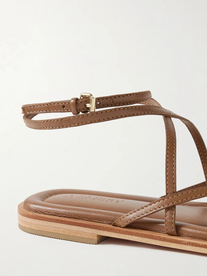 A Emery - Davis Leather Sandals - Brown - Image 4