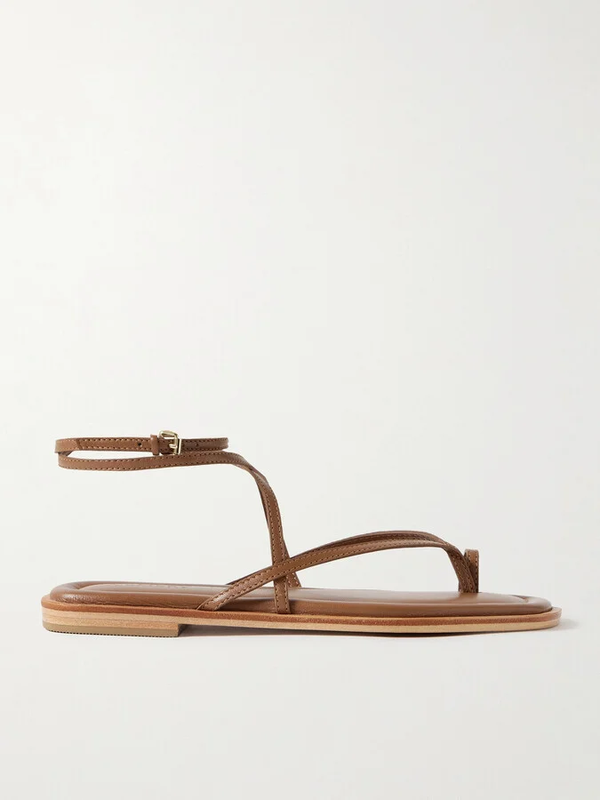 A Emery - Davis Leather Sandals - Brown