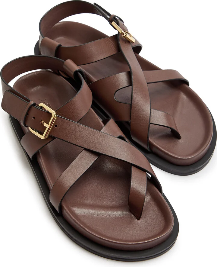 A.emery Elbert Leather Sandals - Image 3