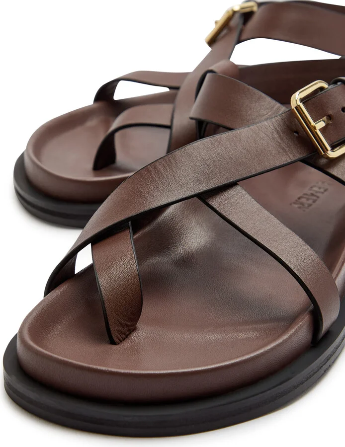 A.emery Elbert Leather Sandals - Image 4