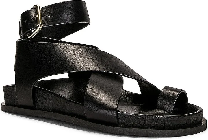 A.EMERY Jalen Sandal in Black - Image 2