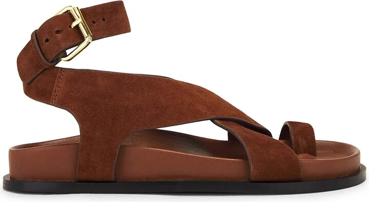 A.EMERY Jalen Sandal in Cognac