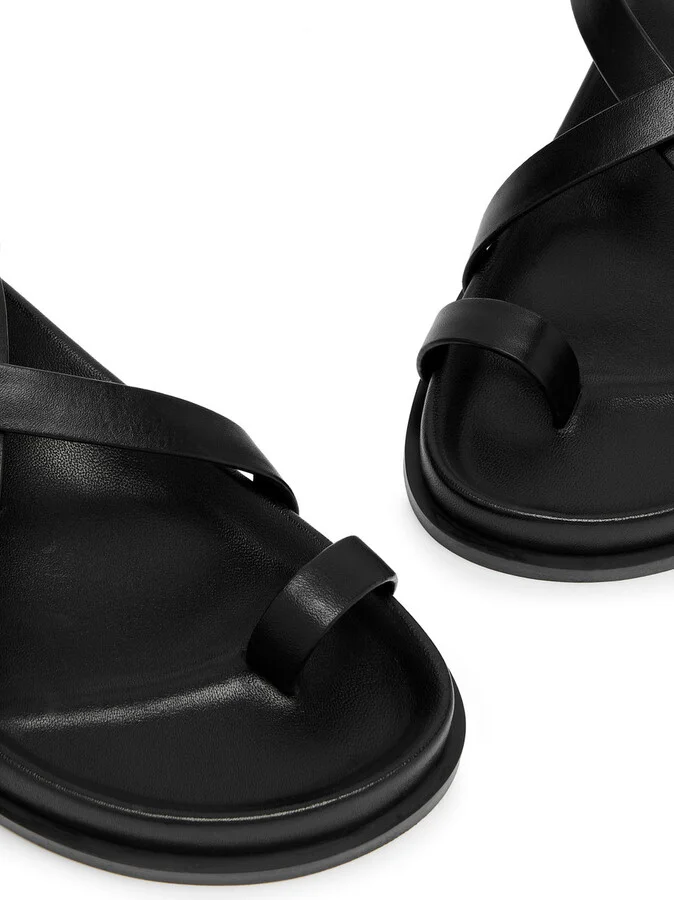 A.emery Jalen Slim Leather Sandals - Image 3