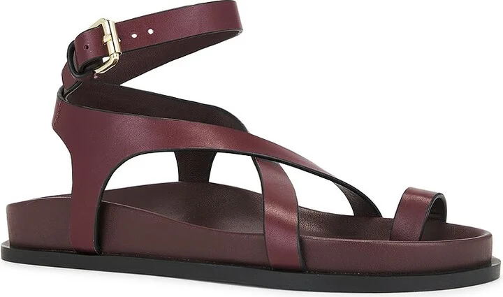 A.EMERY Jalen Slim Sandal in Wine - Image 2