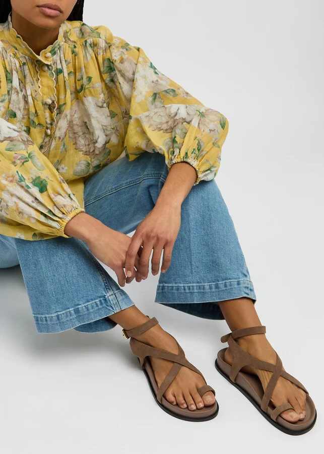 A.emery Jalen Slim Suede Sandals - Image 5