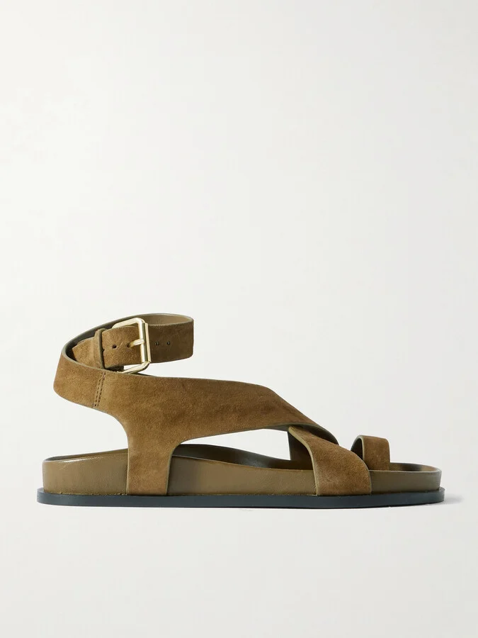 A Emery - Jalen Suede Sandals - Green
