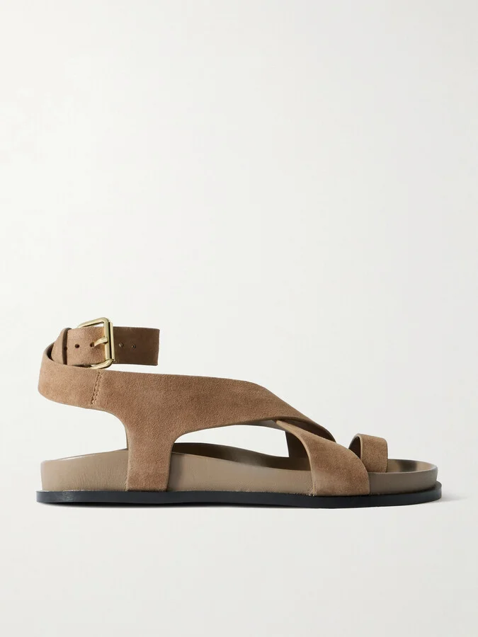 A Emery - Jalen Suede Sandals - Neutrals