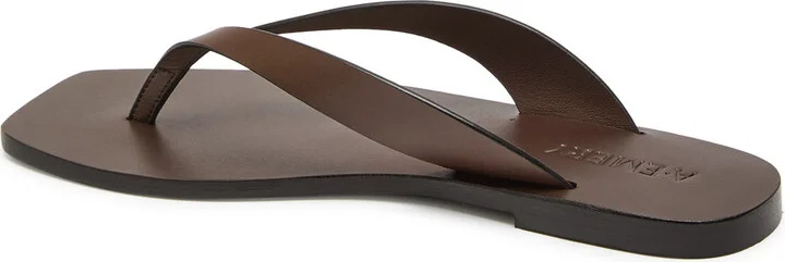 A.emery Kinto Leather Flip Flops - Image 2