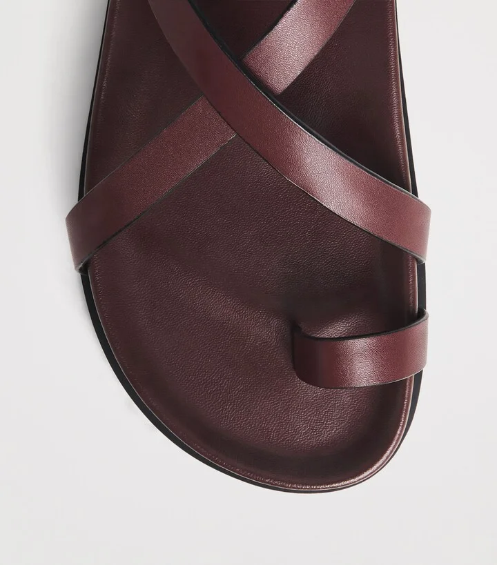 A.Emery Leather Jalen Slim Sandals - Image 5