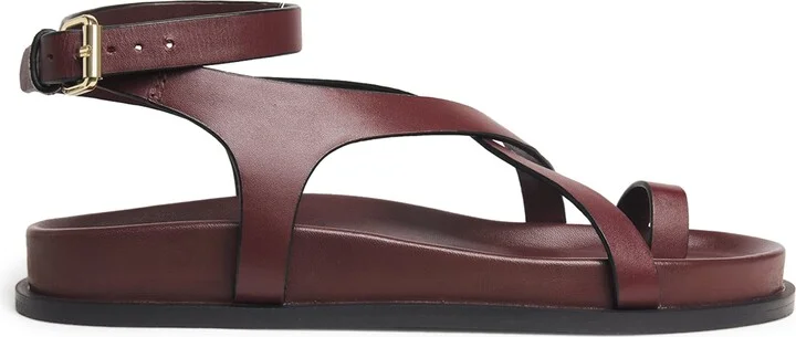 A.Emery Leather Jalen Slim Sandals