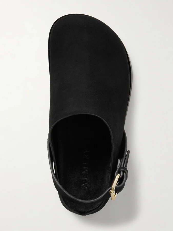 A Emery - Louis Suede Clogs - Black - Image 5