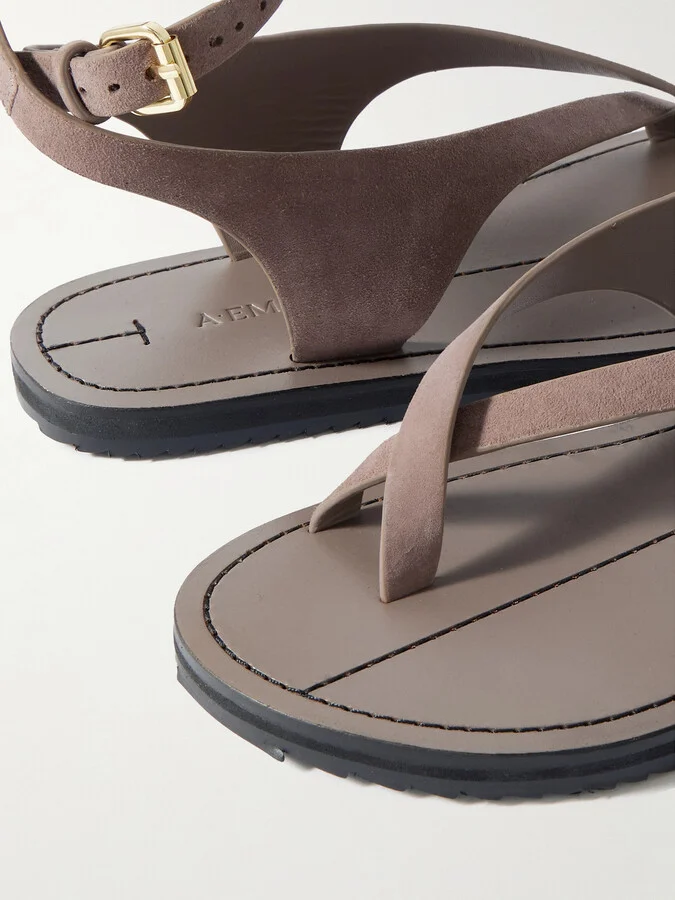 A Emery - Millar Suede Sandals - Brown - Image 4