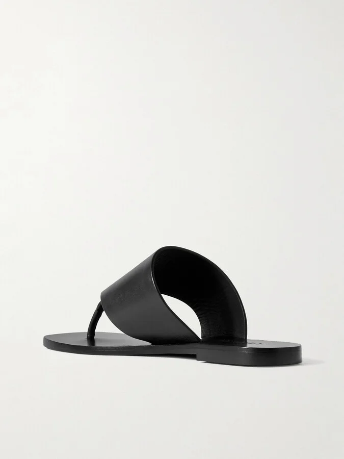A Emery - Paton Leather Sandals - Black - Image 3