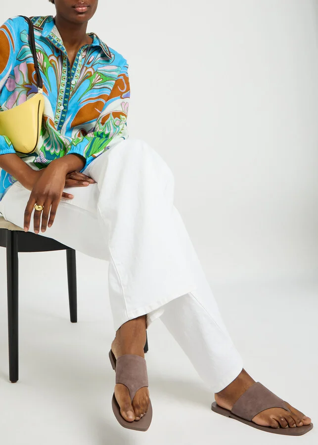 A.emery Paton Suede Flip Flops - Image 5