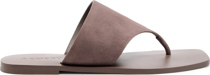 A.emery Paton Suede Flip Flops